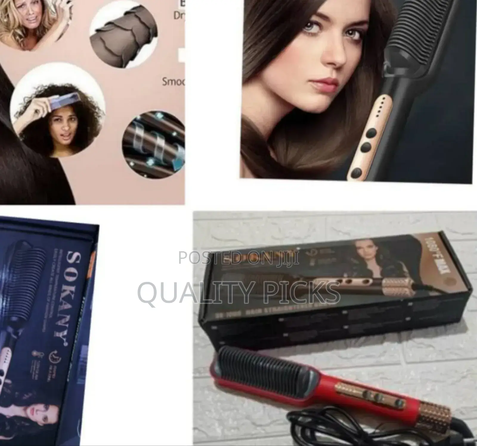 Sokany Hair Straightener Comb for a Professional Salons