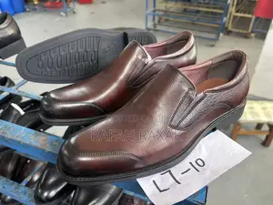 Men’S Dark Tan Franco Banetti Formal Gentle Leather Shoes