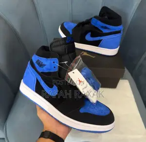 New Suede Nike Air Jordan 1 High Og Royal Blue Sneakers