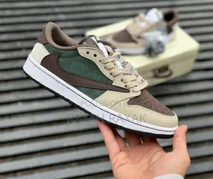 Original Air Jordan 1 Low X Travis Scott “Sail And Ridgerock