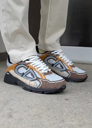 Original Brown/Beige/Orange Dior B30 Sneakers