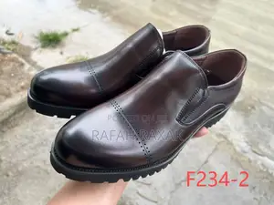 Men’S Classic Dark Tan Franco Banetti Leather Loafers