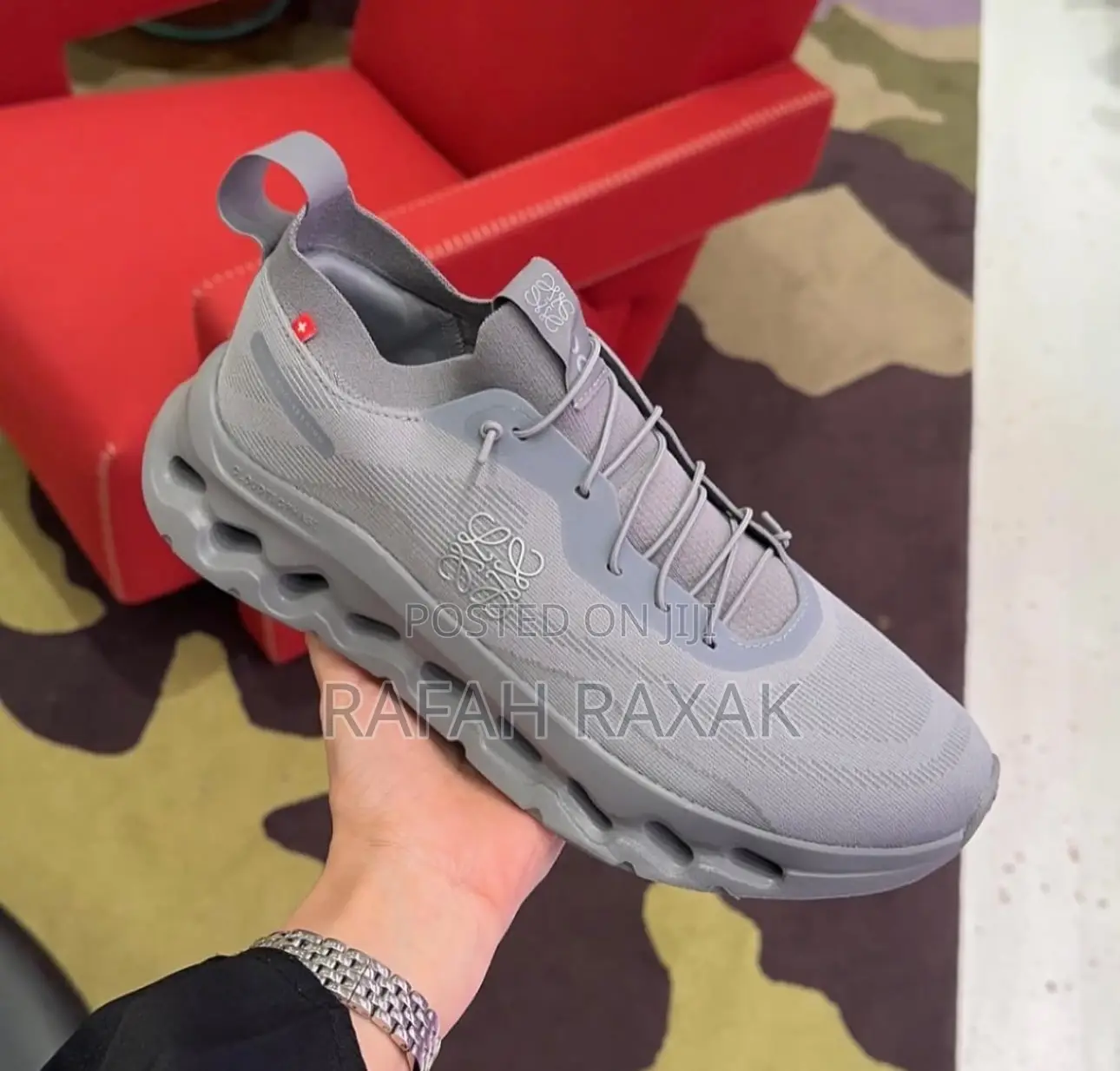Original Mid Grey On Cloudtilt X Leowe Running Sneakers