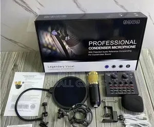 Professional V10 Podcast Condenser Microphone Set