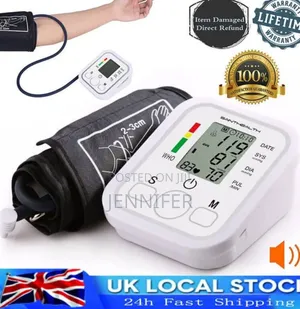 Automatic Digital Blood Pressure Monitor, White