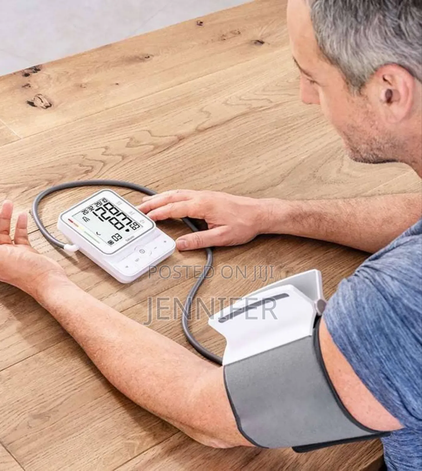 Automatic Digital Blood Pressure Monitor, White