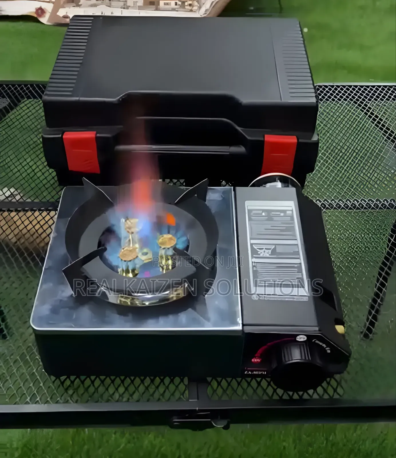 Kitchenmark Direct Injection 3mini Burner Portable Gas Stove