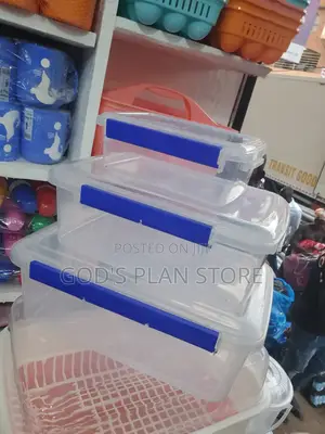 3pcs Plastic Food Containers (Storage Containers)