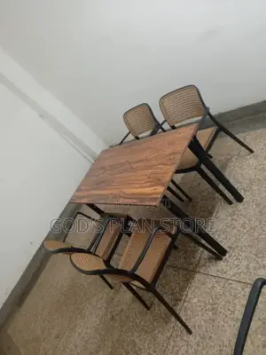 Stackable Dining Plastic Chairs and Table