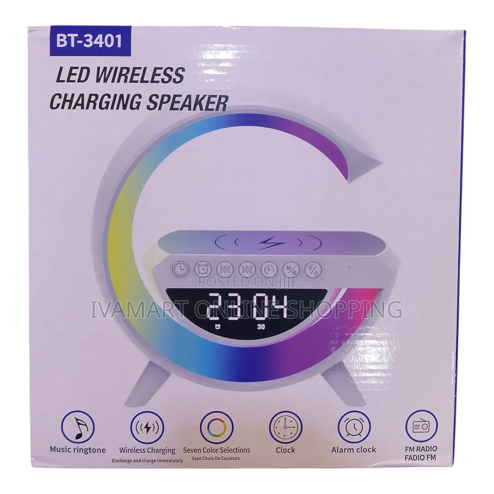 Portable Bluetooth Led Wireless Charging Speaker