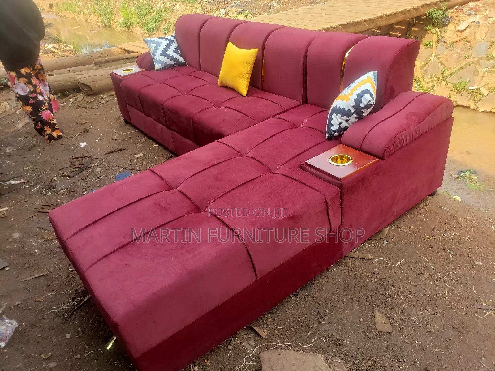 Maroon Sofa Set for Sale