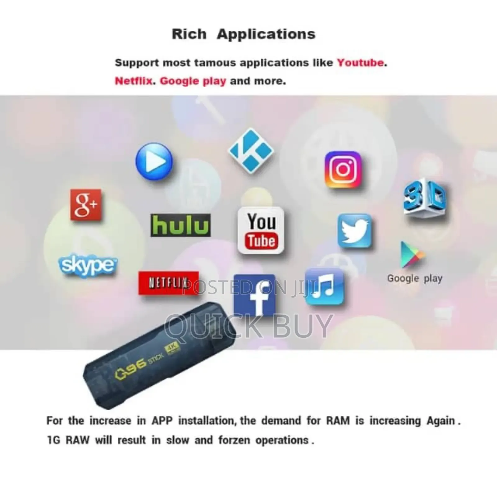 Android Tv Stick Wifi Supported 16gb
