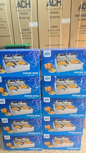 Adh Double Deep Fryer, 12l Deep Fryer Adh