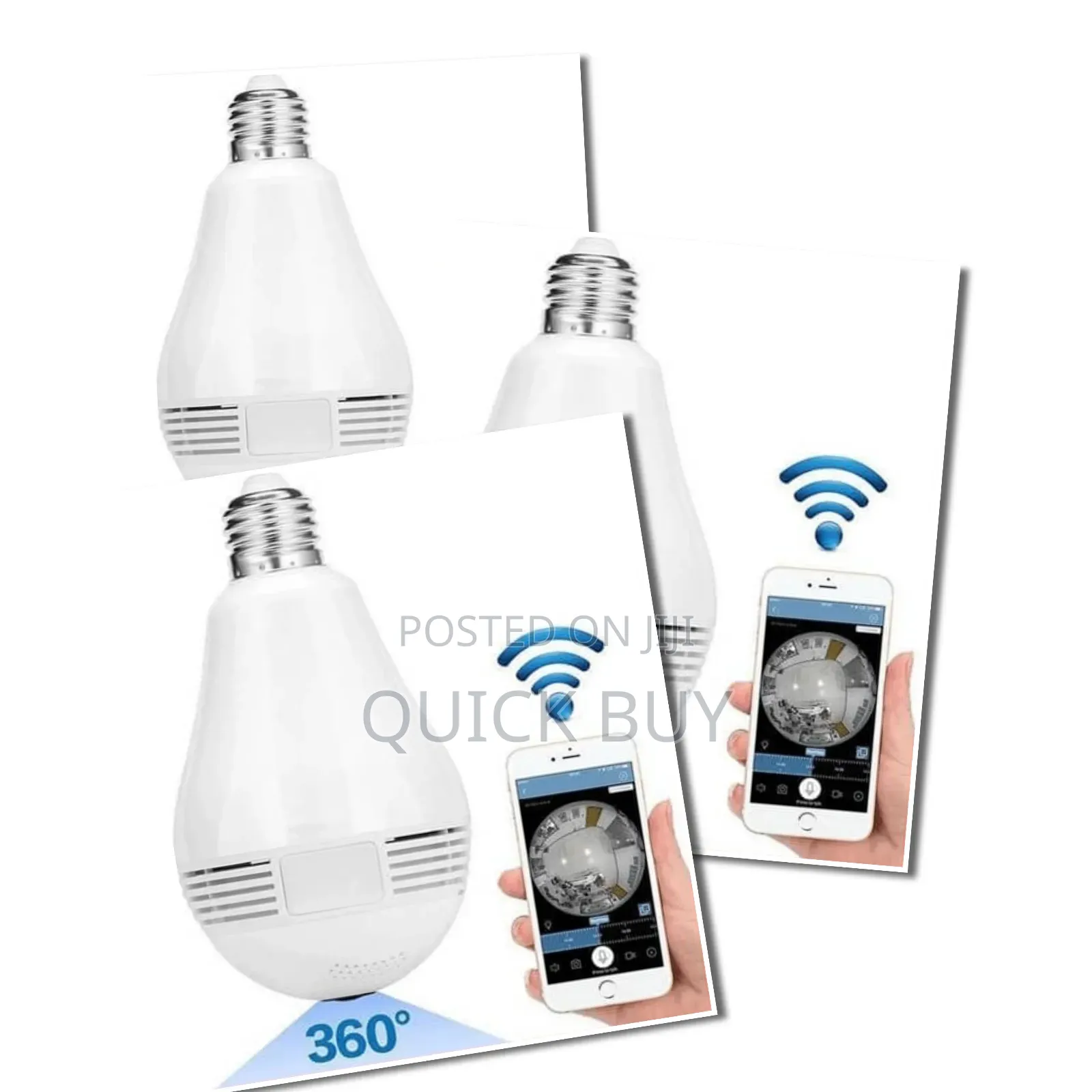 New 360 Degree Wireless Ip Camera Bulb Light Wifi Camera