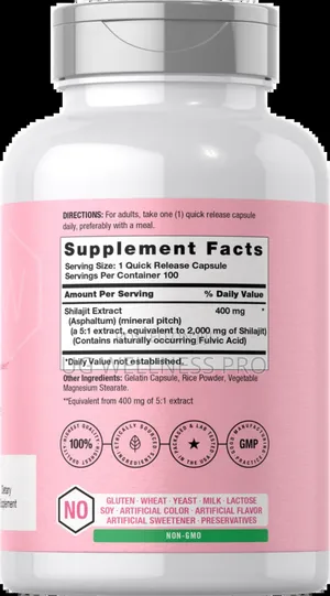 Horbaach Shilajit 2000mg 100 Capsules