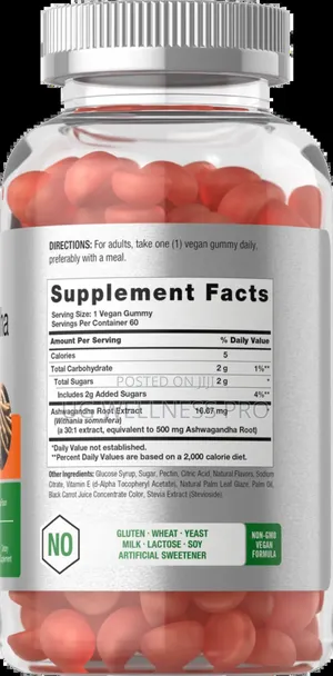 Horbaach Ashwagandha 60 Gummies
