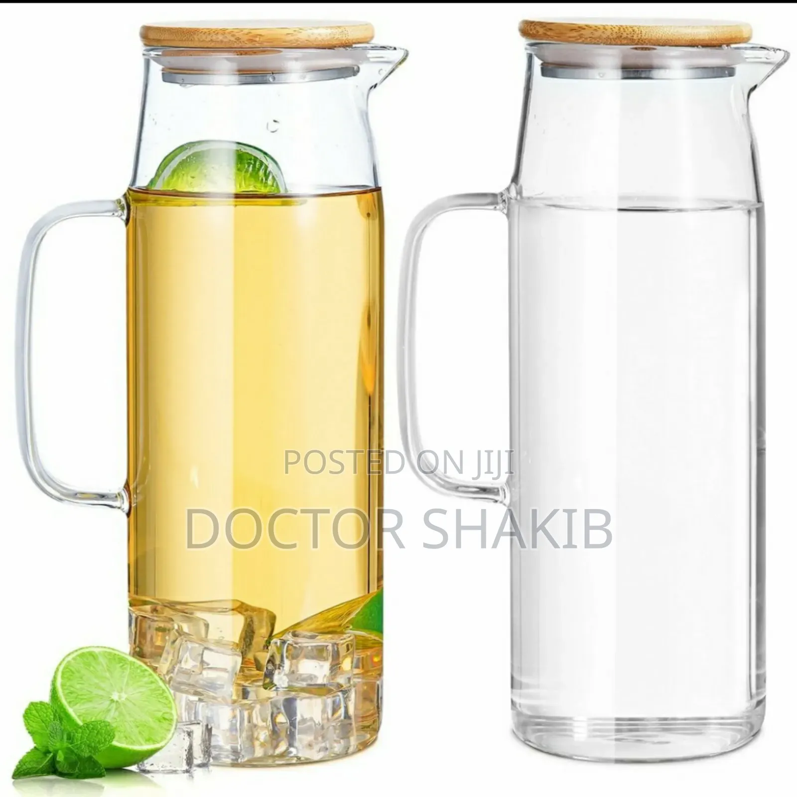 Luxurious Glass Pitchers With Lid