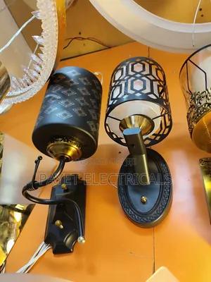 Black and Gold Wall Lamp