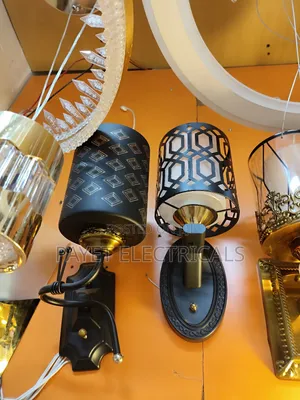 Black and Gold Wall Lamp