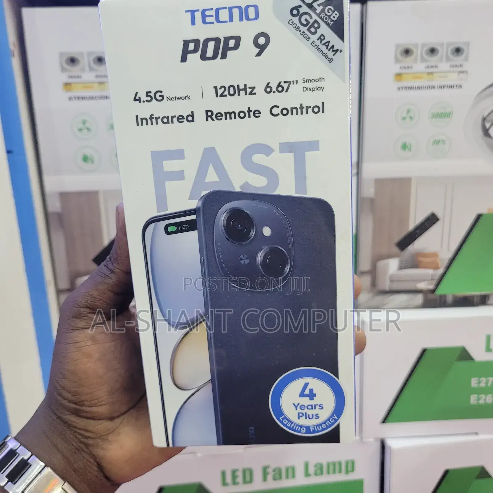 New Tecno Pop 9 64 GB Black