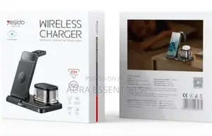 Yesido Ds22 5-in-1 Wireless Charger With Clock