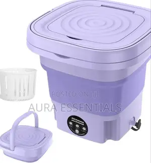 8l Foldable Mini Washer Machine and Drain Basket