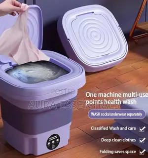 8l Foldable Mini Washer Machine and Drain Basket