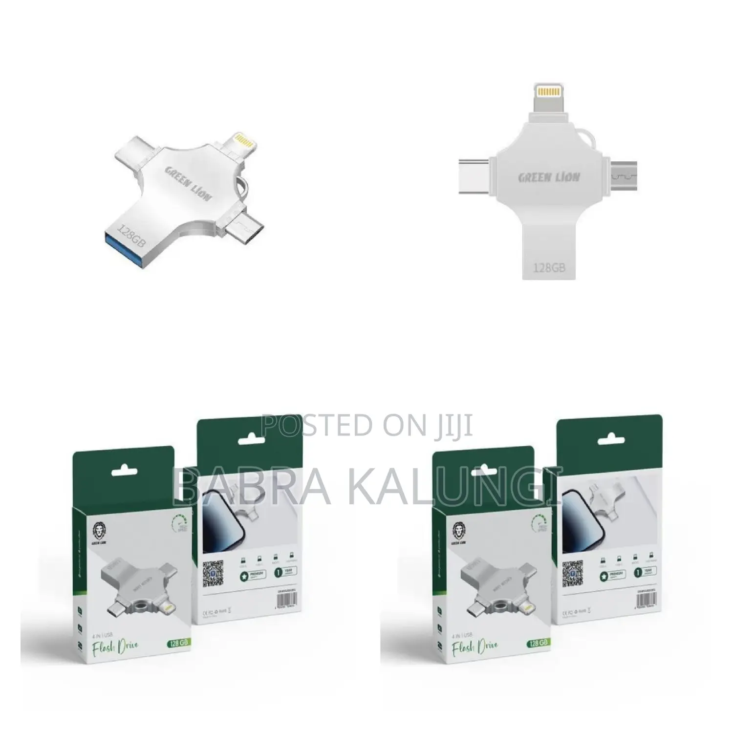 New 4 in 1 Usb Flash Drive 128gb