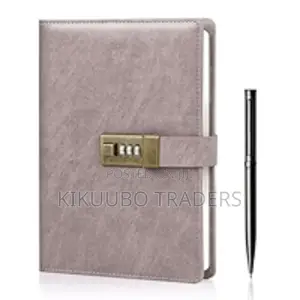 A5 Size Leather Notebook With Lock