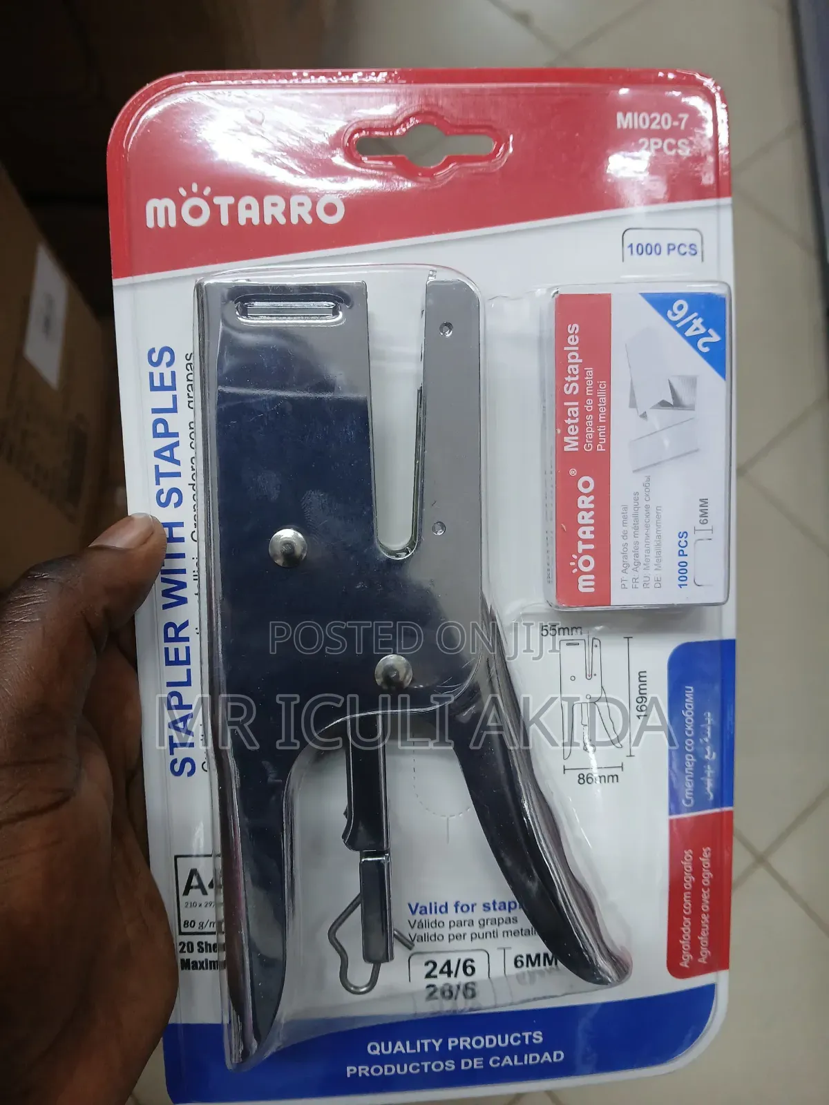 High Quality Stapler Machine With 1000staple Wires