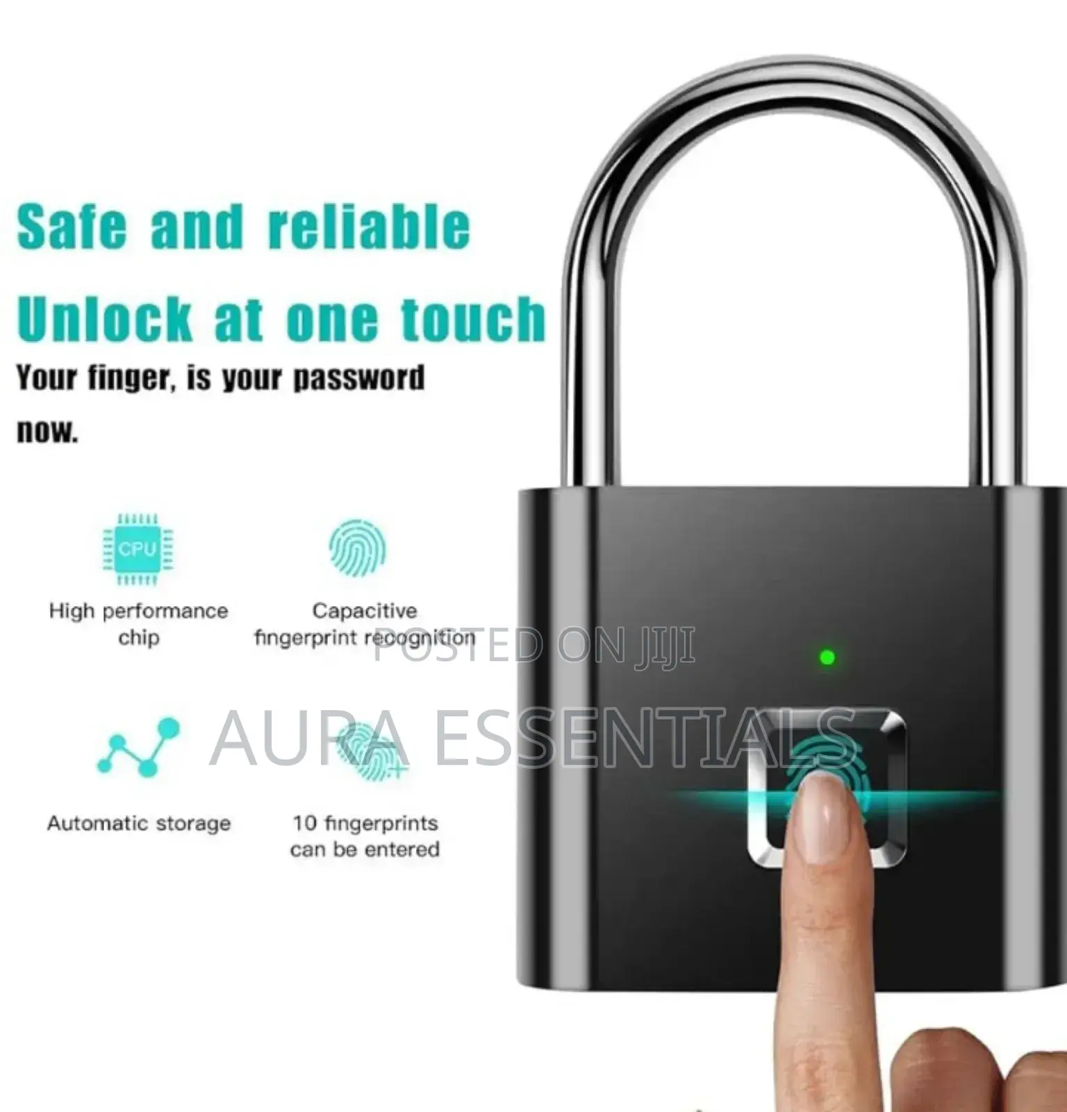Smart Multifunction Digital Fingerprint Padlock