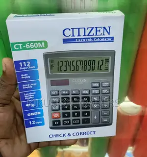 Citizen Ct-660m Electronic Calculator
