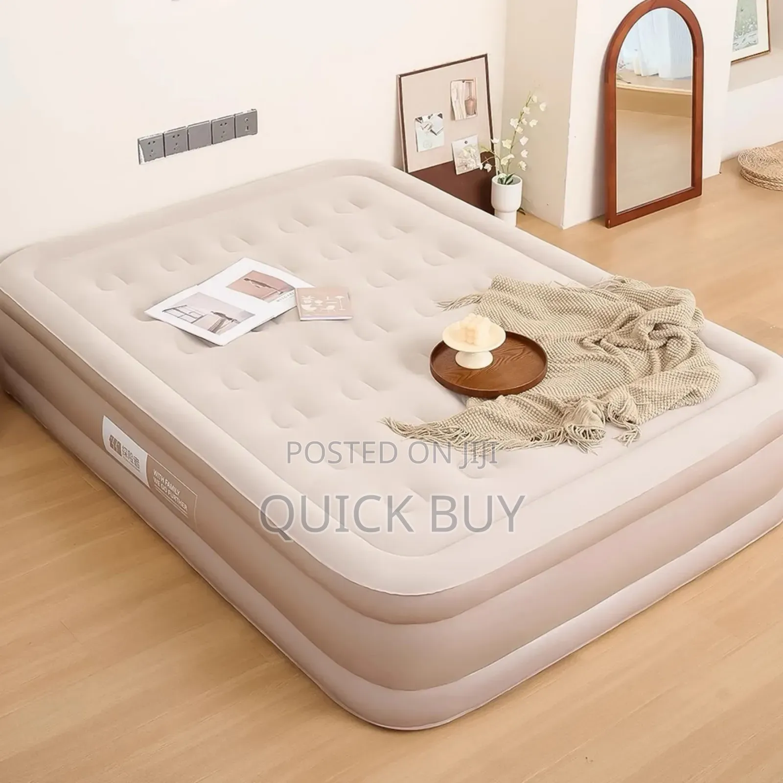 Big Size Air Mattress Bed With Built in Rechargeable Pump