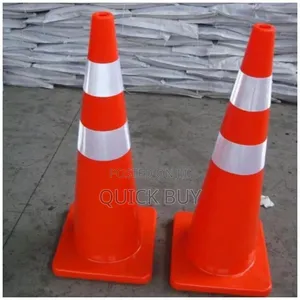 2pcs Safety Traffic Cones With 75cm