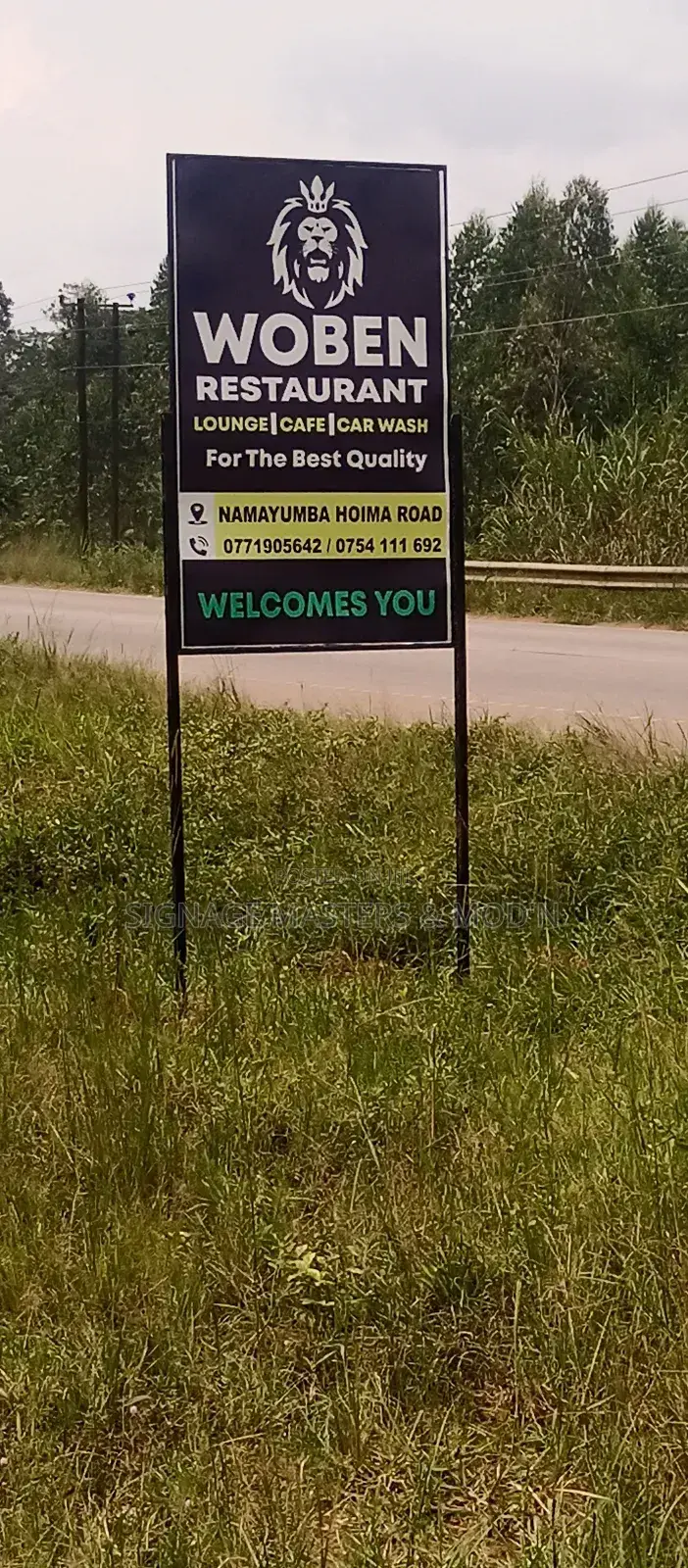 Welcome Sign Post