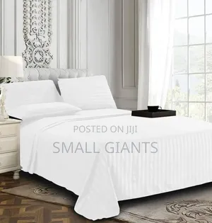 Hotel High Quality Egyptian King Size Cotton Stripe Bedsheet