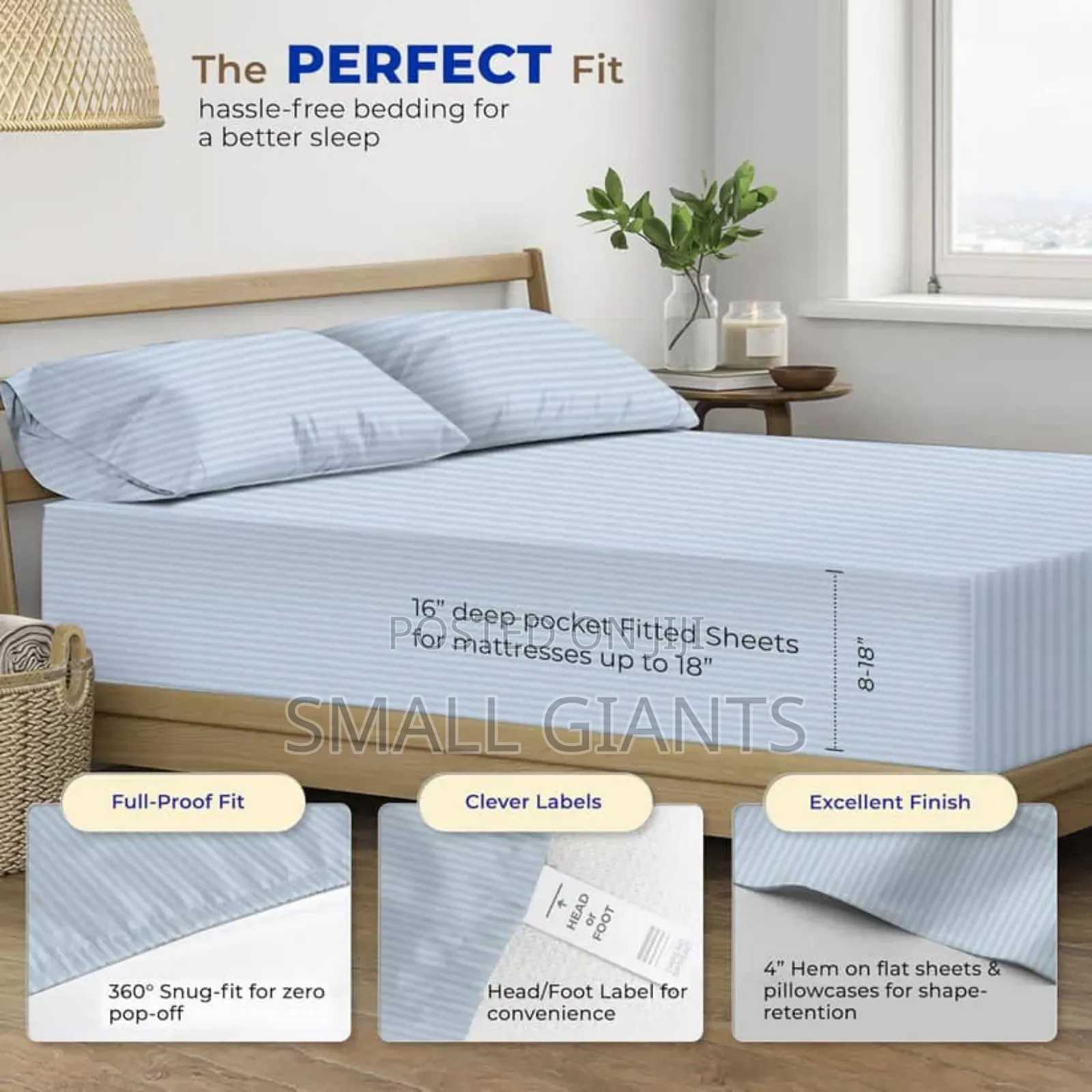 Hotel High Quality Egyptian King Size Cotton Stripe Bedsheet