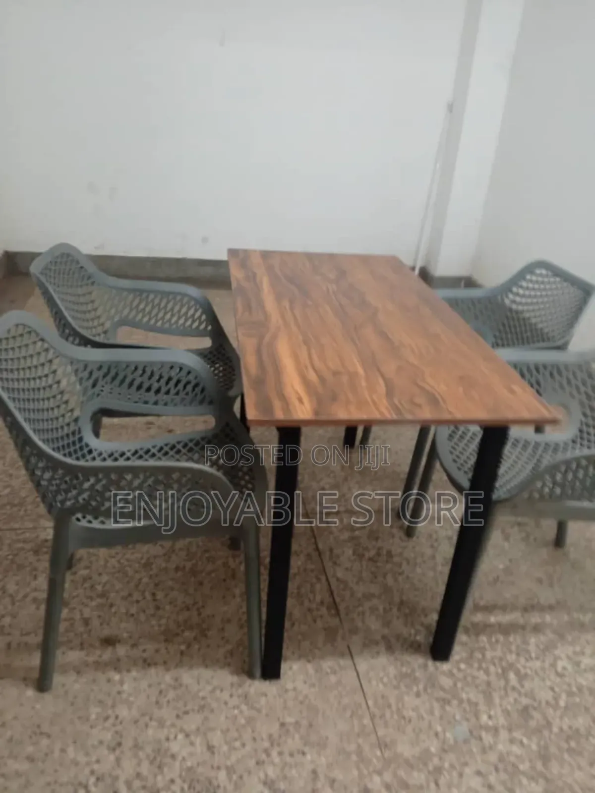 Cafe Dining Chairs and Table