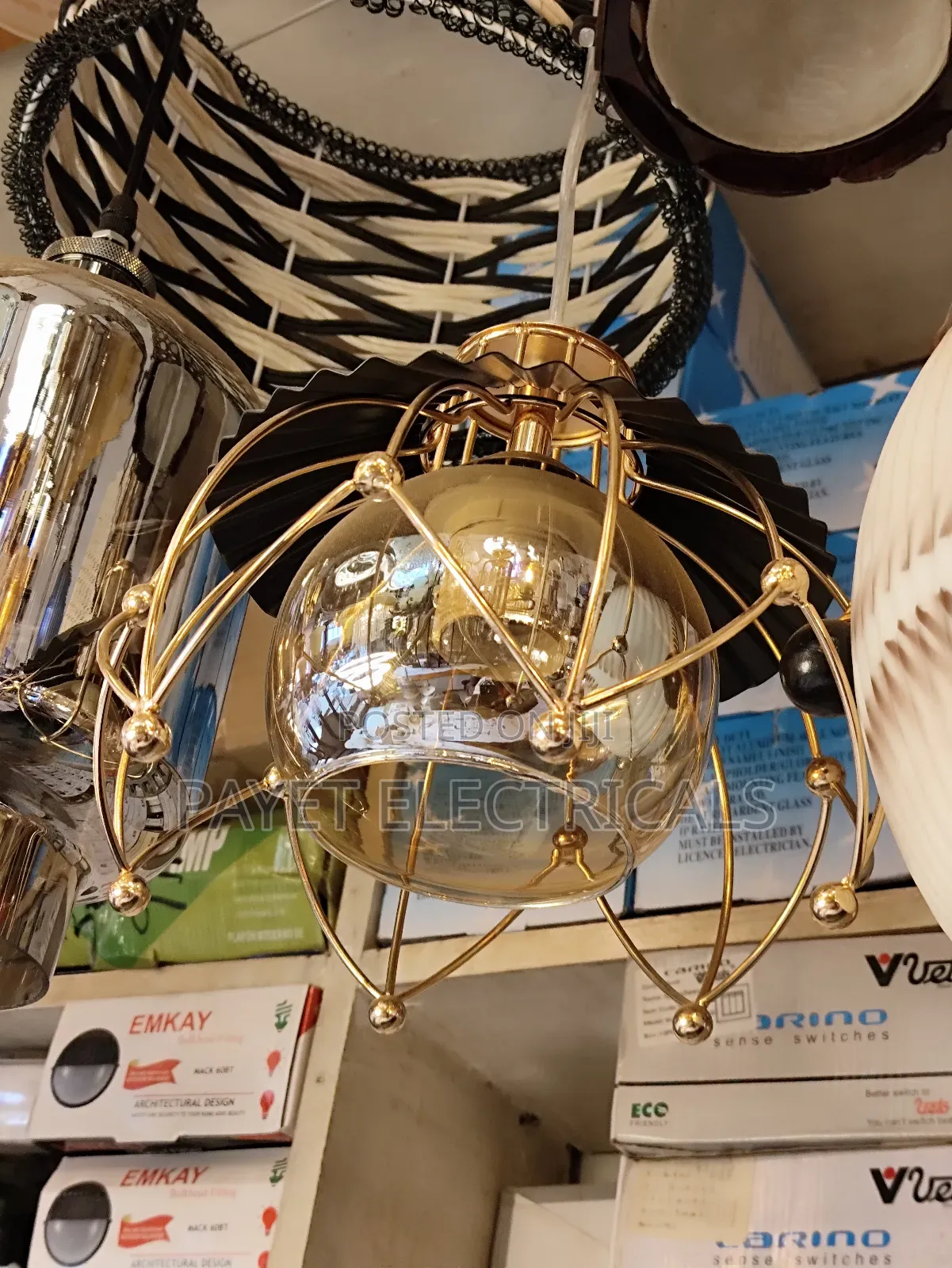 Star Light Pendant Lamp Holder