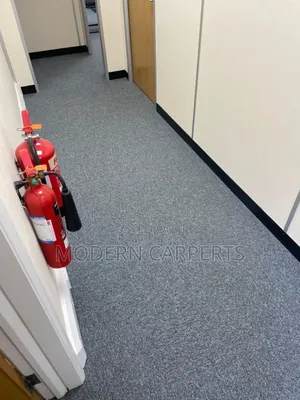 Light Gray Office Wollen Carpets