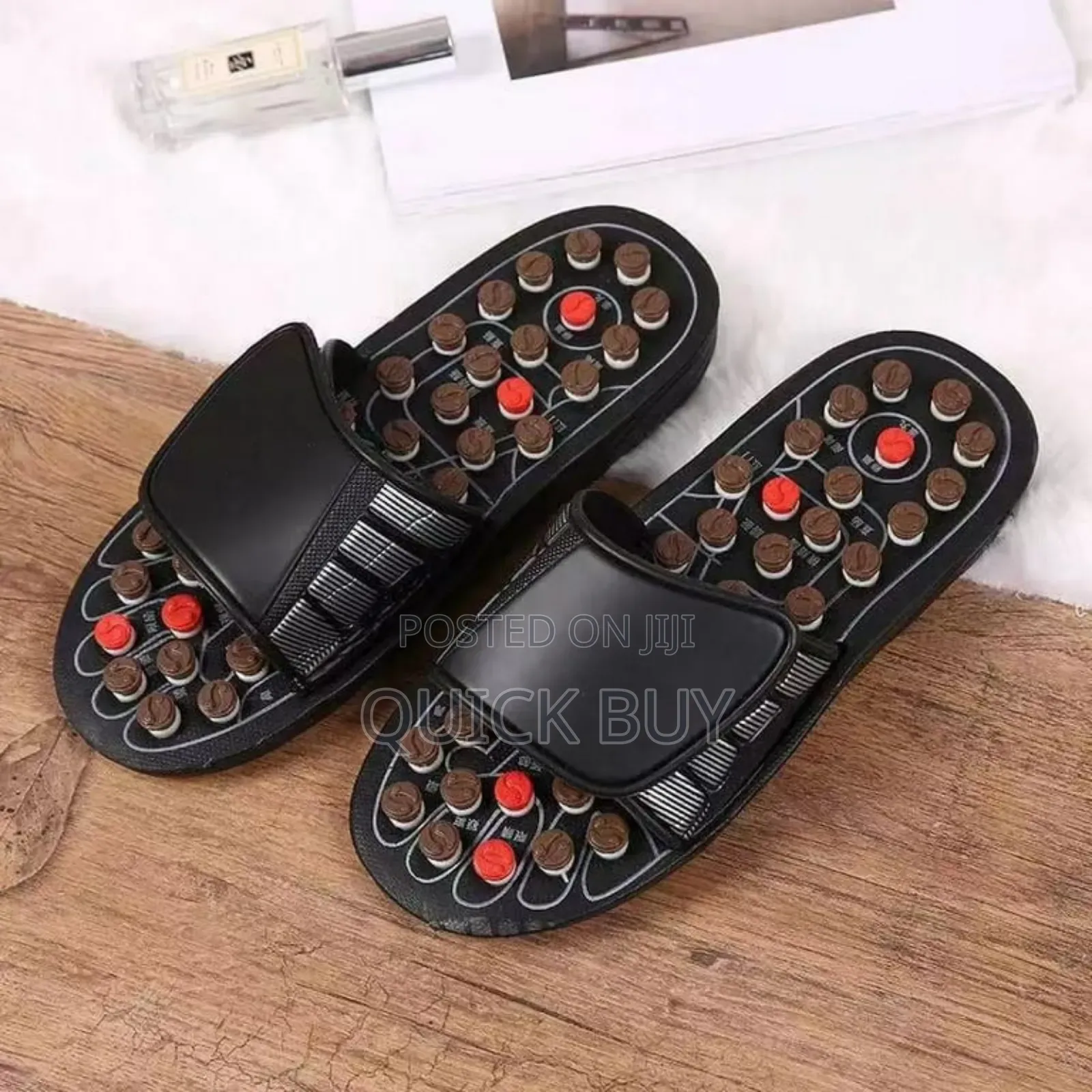 Reflexology Pressure Point Foot Massage Mat Slides Sandals
