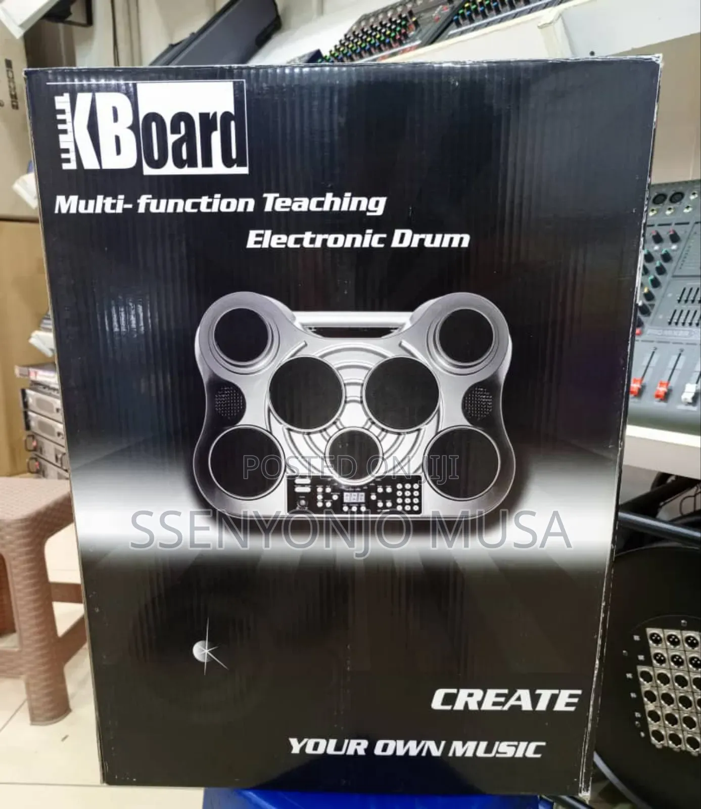 Kboard Portable Digital 7-Pad Electronic Drum Set