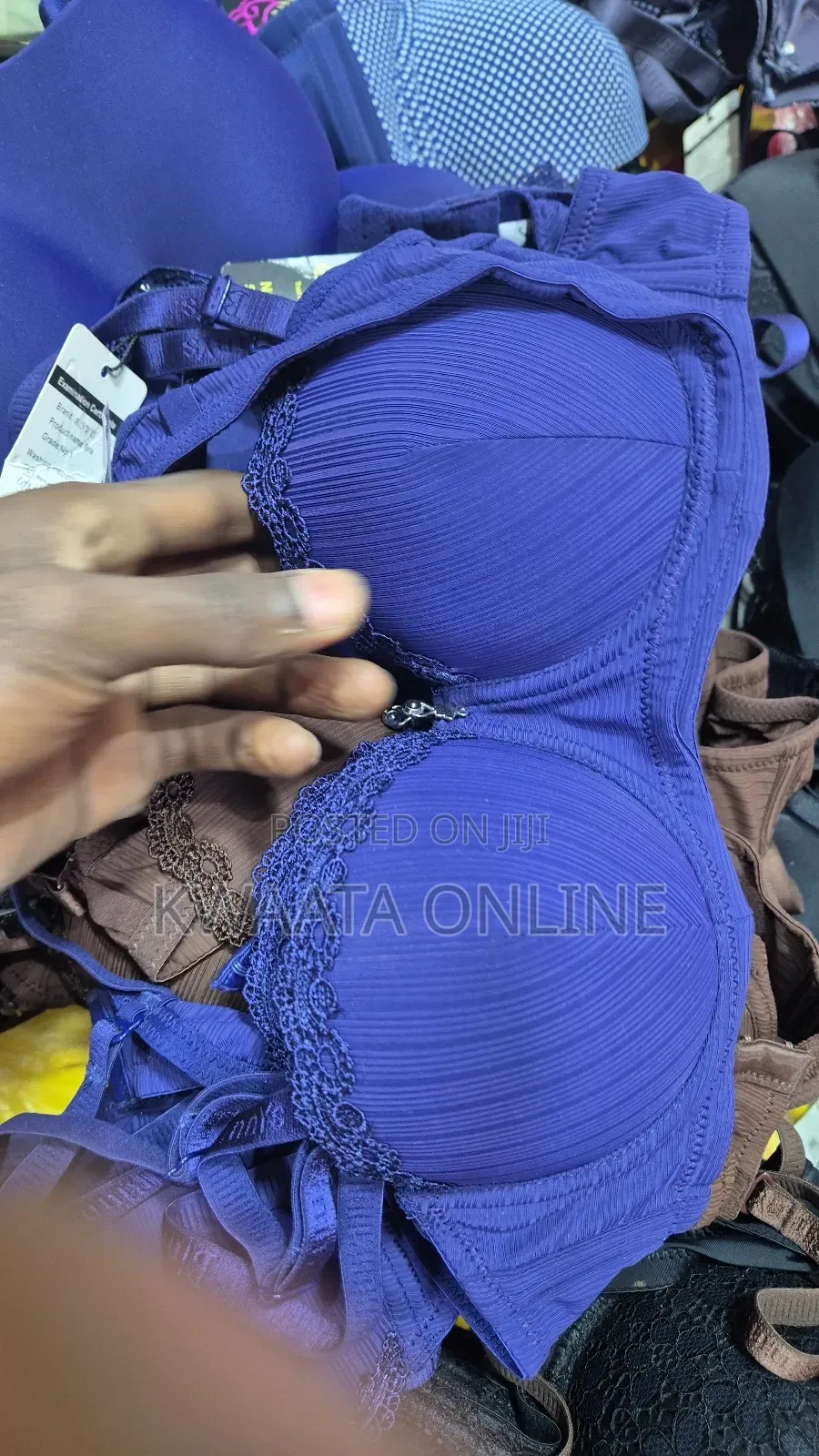 Women Push Up Bra Seamless Striped Bralette Underwire Bras