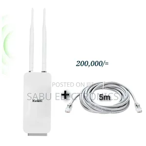 Best Deal Kuwfi Outdoor Access Point Wifi Extender + Lancable/Meter