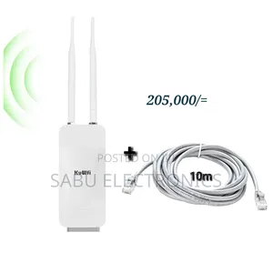 Best Deal Kuwfi Outdoor Access Point Wifi Extender + Lancable/Meter