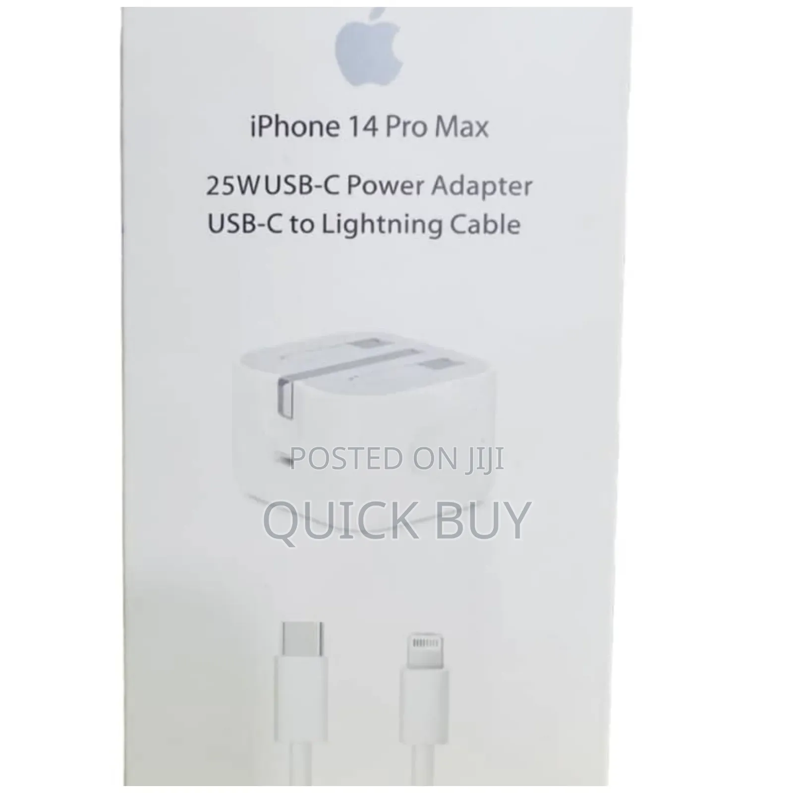 iPhone Fast Charger Type C to Lightning 25w