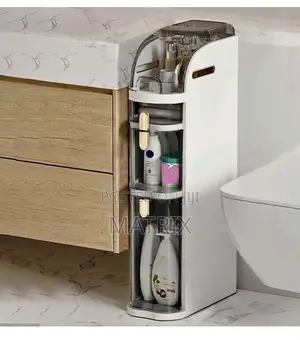 3 Tier Shower Floor Storage Cabinet