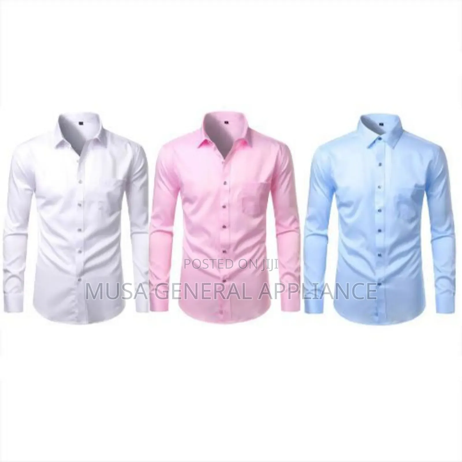 Plain Shirt Long Sleeve 3in1