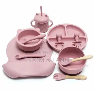 Baby Silicon Feeder Set