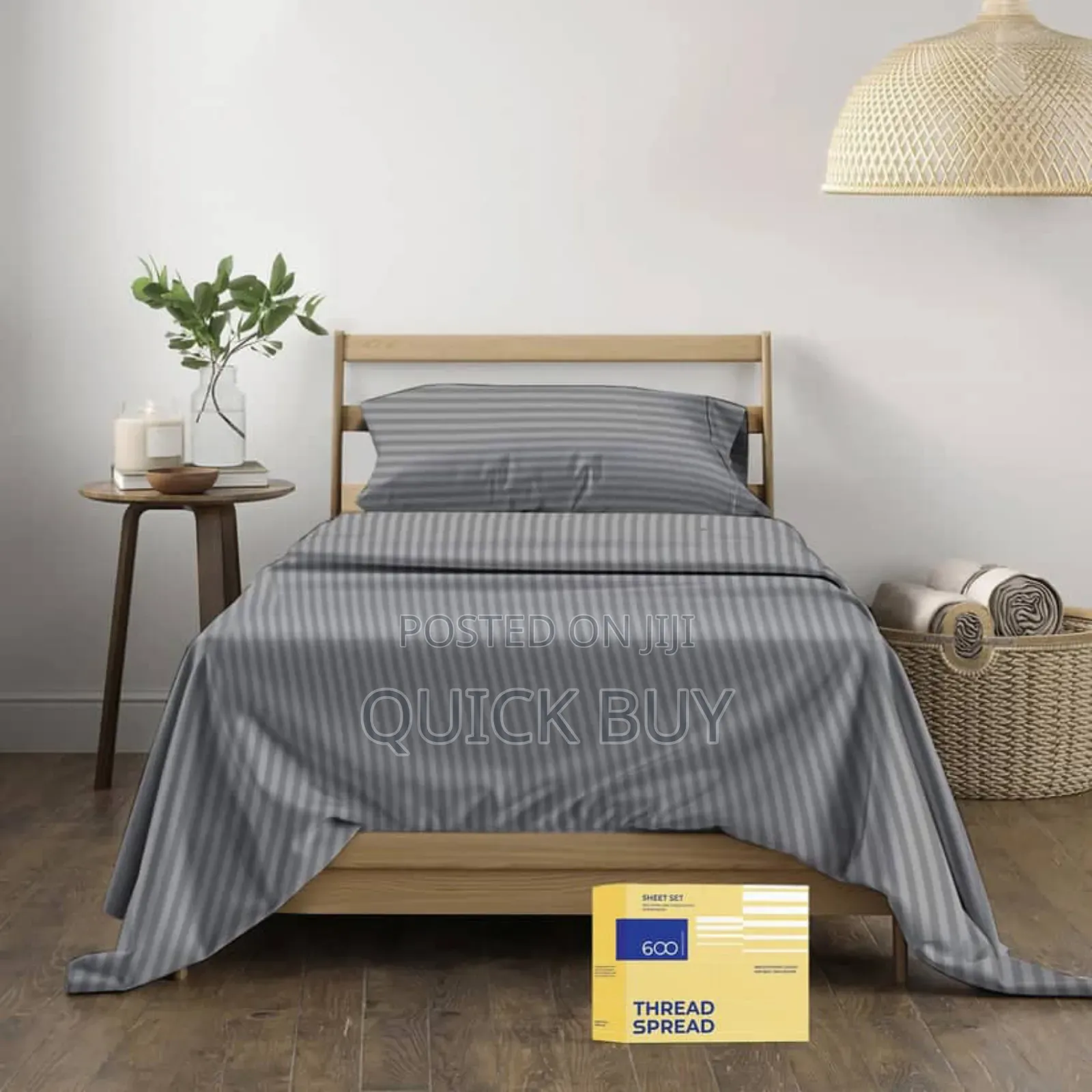 Hotel High Quality Egyptian King Size Stripe Bedsheet
